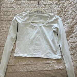 Brandy Melville Cream Long Sleeve Top